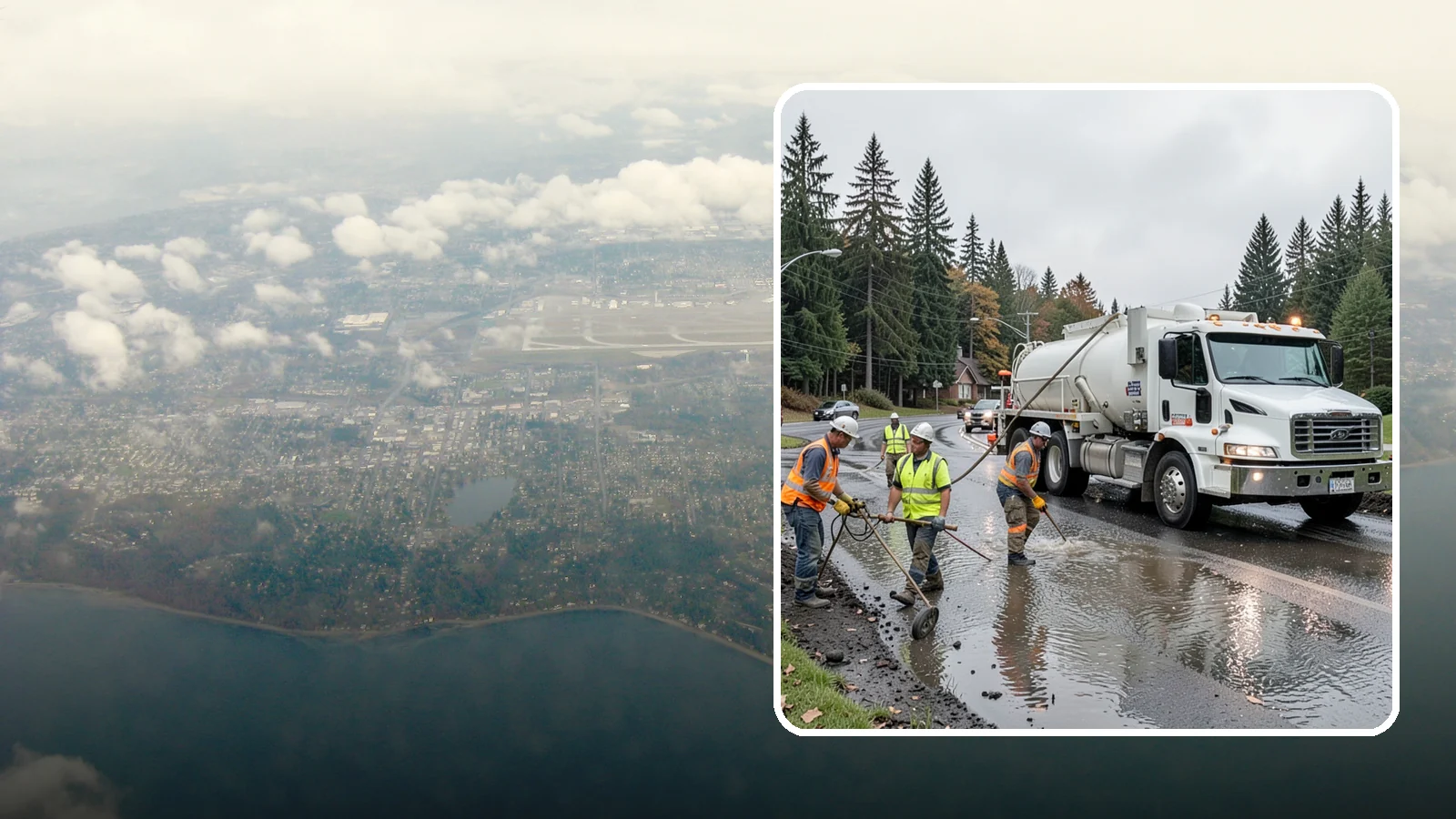 Emergency Pumping in Burien, King County, WA - Rapid water removal from flooded roads, facilities, and public sites to restore access and prevent damage.
