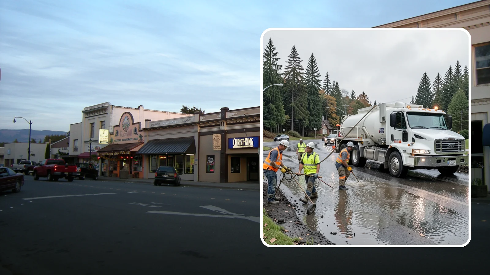 Emergency Pumping in Burlington, Skagit County, WA - Rapid water removal from flooded roads, facilities, and public sites to restore access and prevent damage.