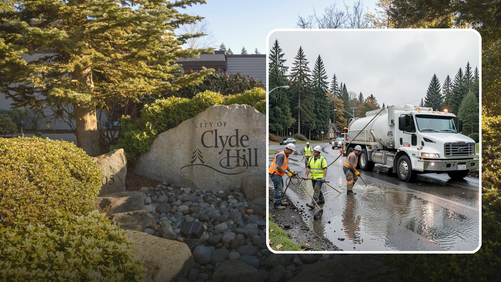 Emergency Pumping in Clyde Hill, King County, WA - Rapid water removal from flooded roads, facilities, and public sites to restore access and prevent damage.