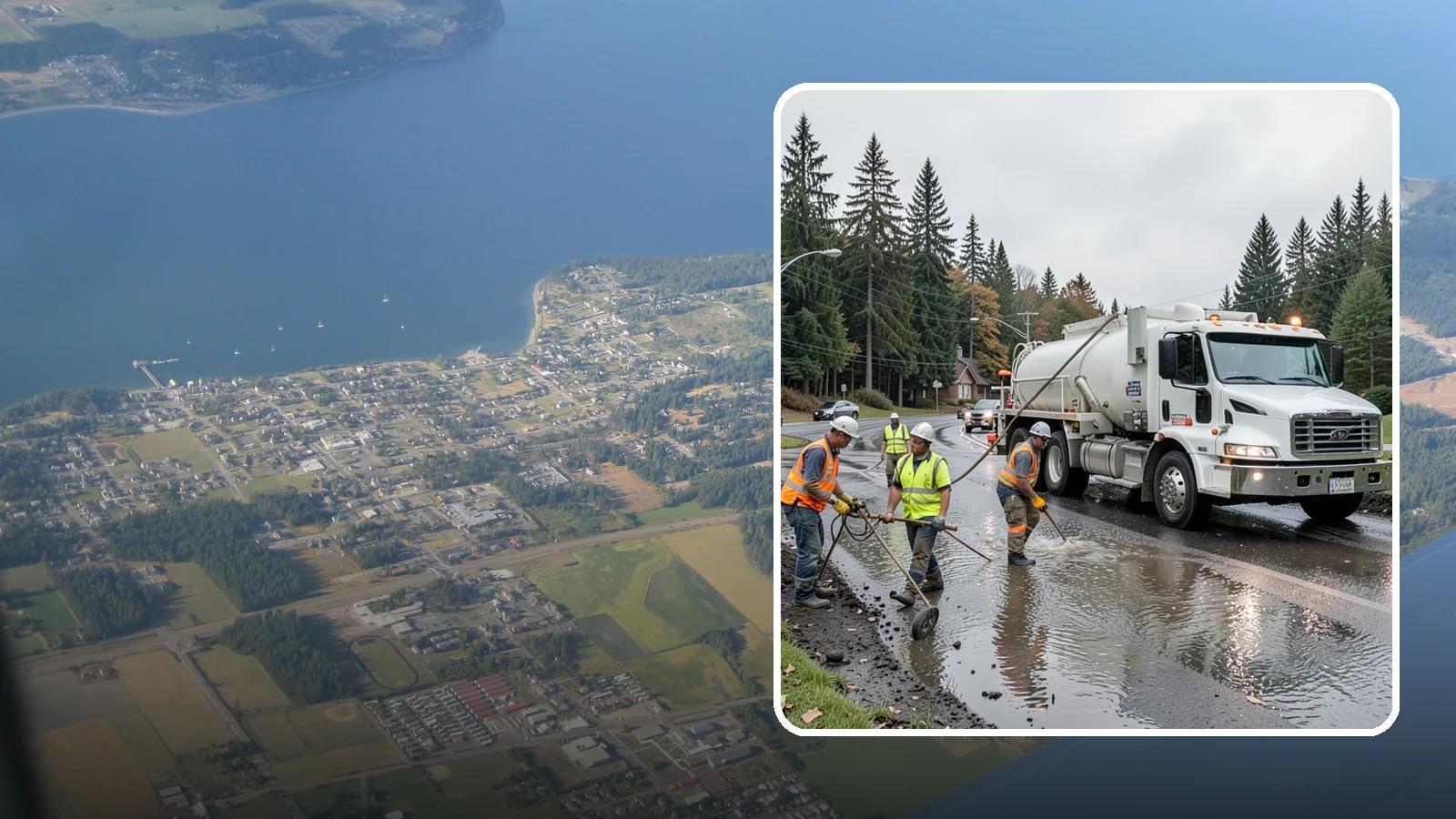 Emergency Pumping in Coupeville, Island County, WA - Rapid water removal from flooded roads, facilities, and public sites to restore access and prevent damage.