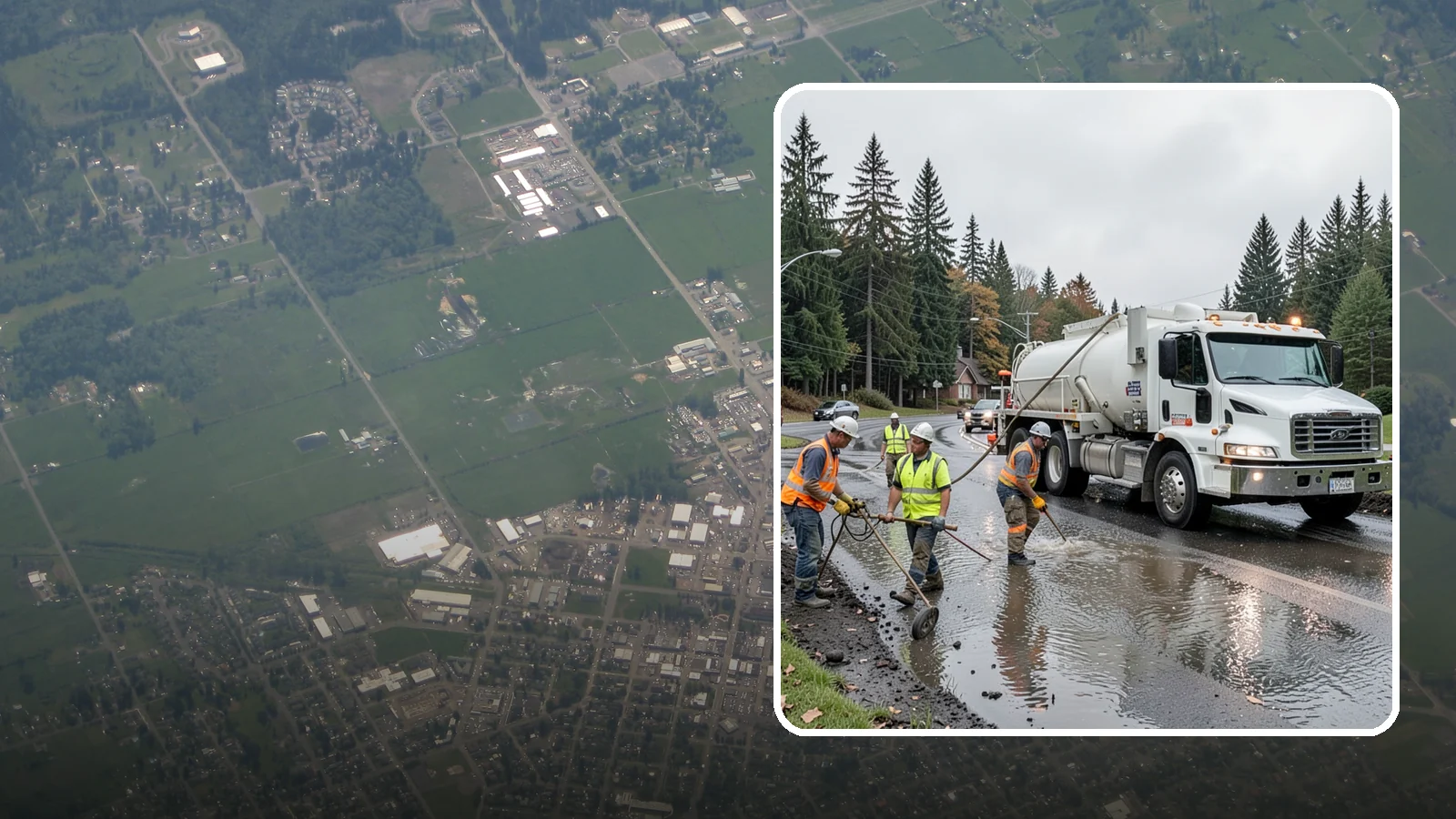 Emergency Pumping in Enumclaw, King County, WA - Rapid water removal from flooded roads, facilities, and public sites to restore access and prevent damage.