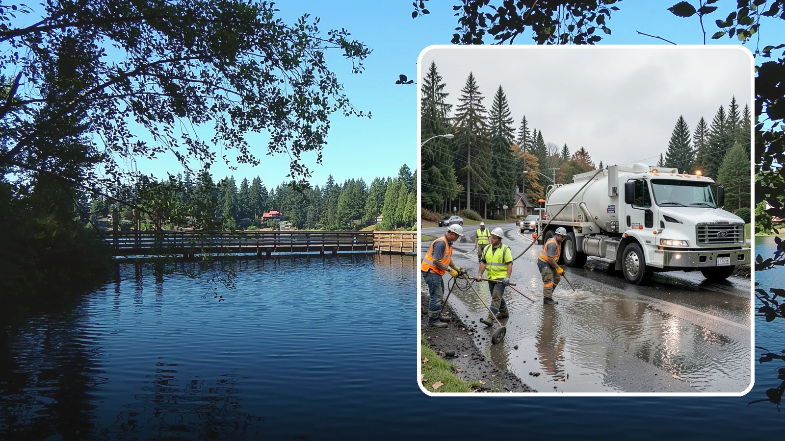 Emergency Pumping in Federal Way, King County, WA - Rapid water removal from flooded roads, facilities, and public sites to restore access and prevent damage.