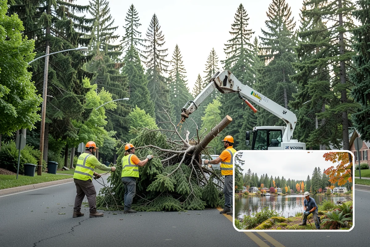 Emergency Pumping in La Conner, Skagit County, WA - Removes standing water quickly to reopen public access
