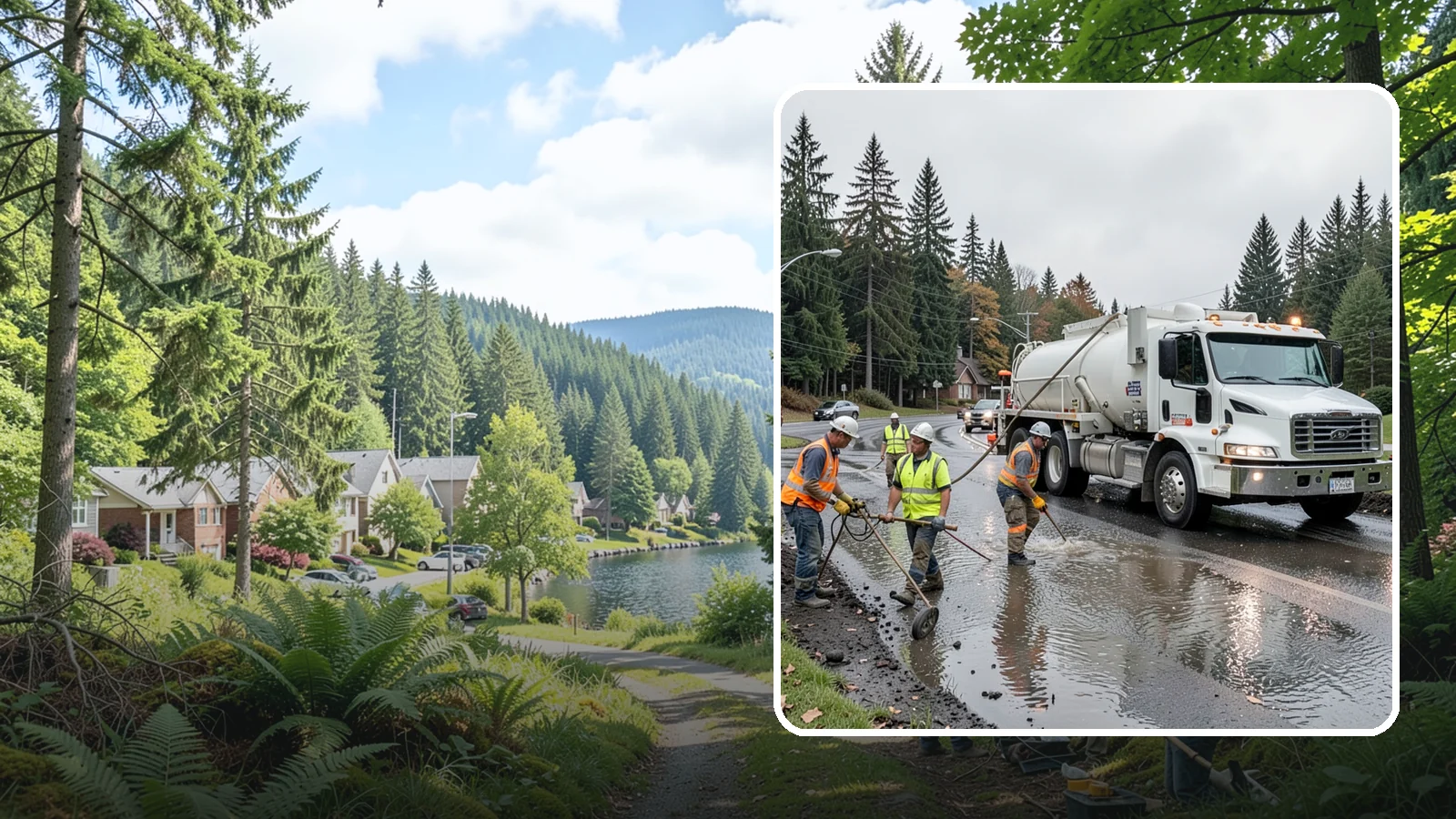 Emergency Pumping in Lake Forest Park, King County, WA - Rapid water removal from flooded roads, facilities, and public sites to restore access and prevent damage.