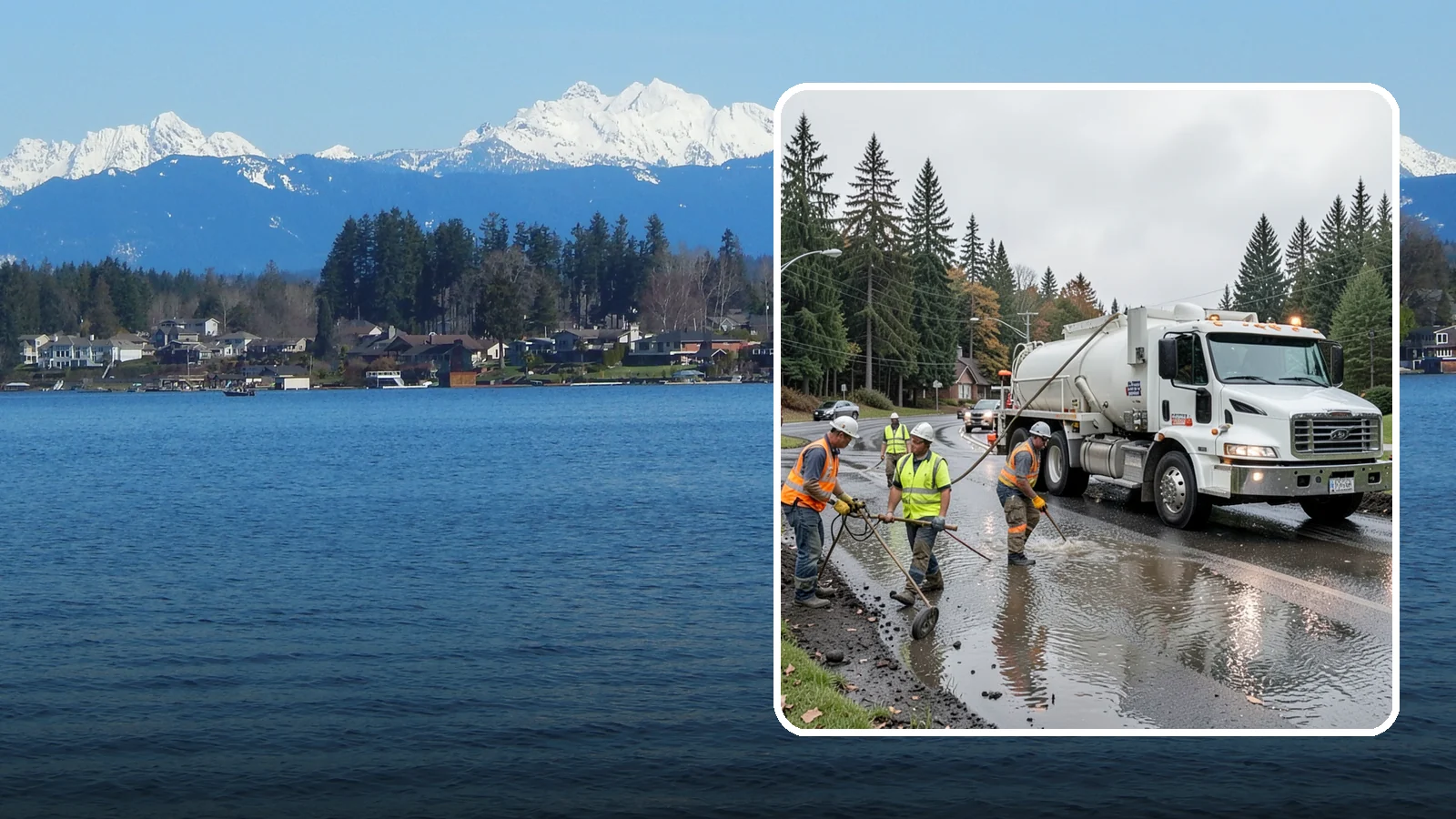 Emergency Pumping in Lake Stevens, Snohomish County, WA - Rapid water removal from flooded roads, facilities, and public sites to restore access and prevent damage.
