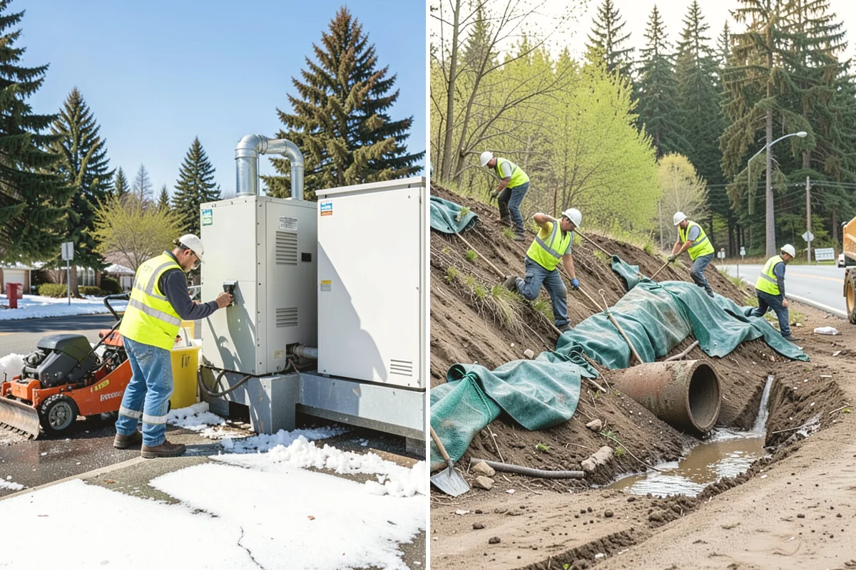 Emergency Pumping in Lake Stevens, Snohomish County, WA - Assess water volume, source, and approved discharge points