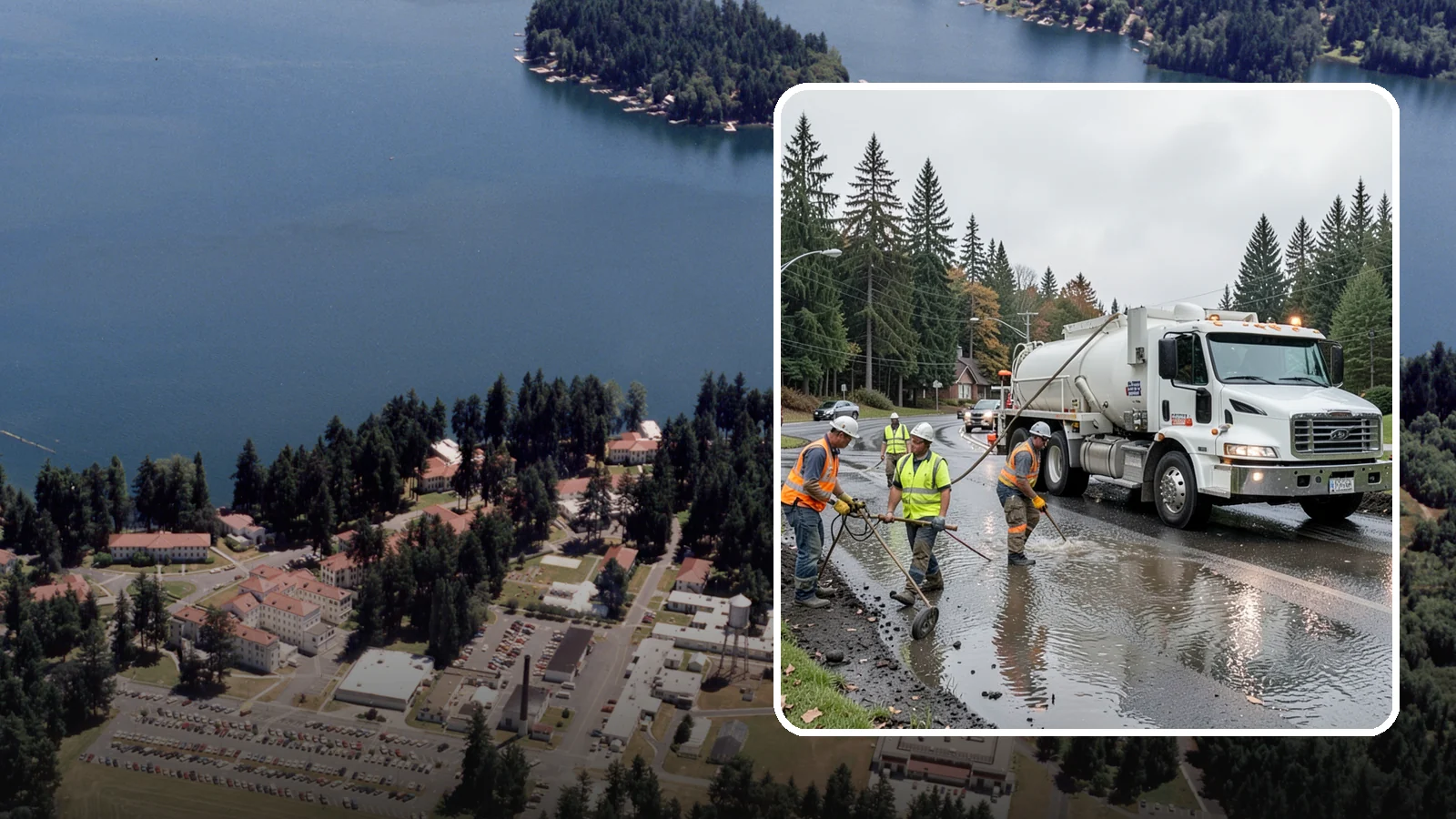 Emergency Pumping in Lakewood, Pierce County, WA - Rapid water removal from flooded roads, facilities, and public sites to restore access and prevent damage.