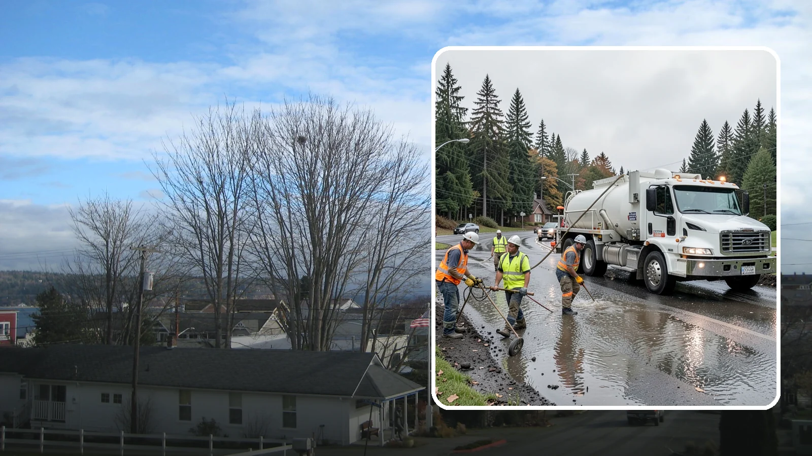 Emergency Pumping in Langley, Island County, WA - Rapid water removal from flooded roads, facilities, and public sites to restore access and prevent damage.