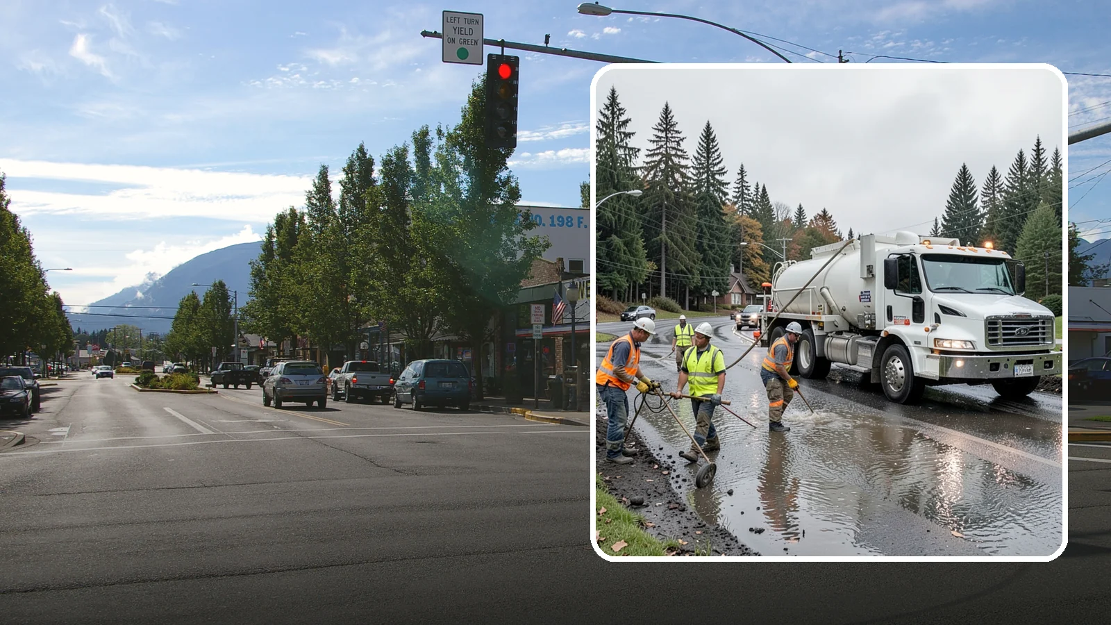 Emergency Pumping in North Bend, King County, WA - Rapid water removal from flooded roads, facilities, and public sites to restore access and prevent damage.