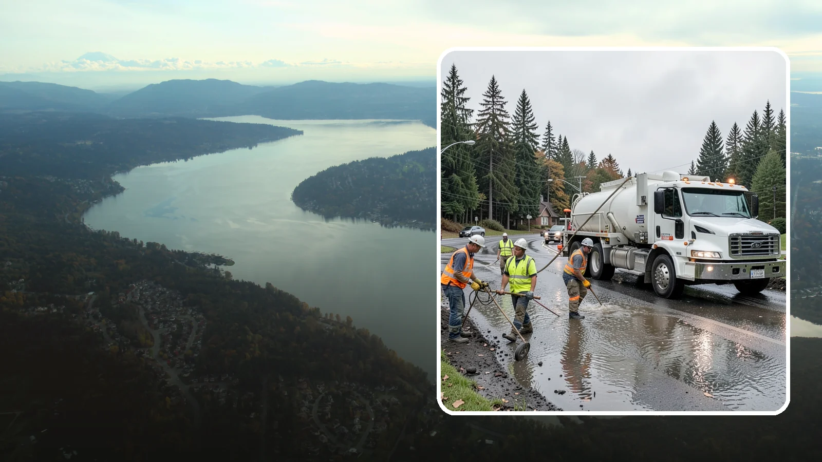 Emergency Pumping in Sammamish, King County, WA - Rapid water removal from flooded roads, facilities, and public sites to restore access and prevent damage.