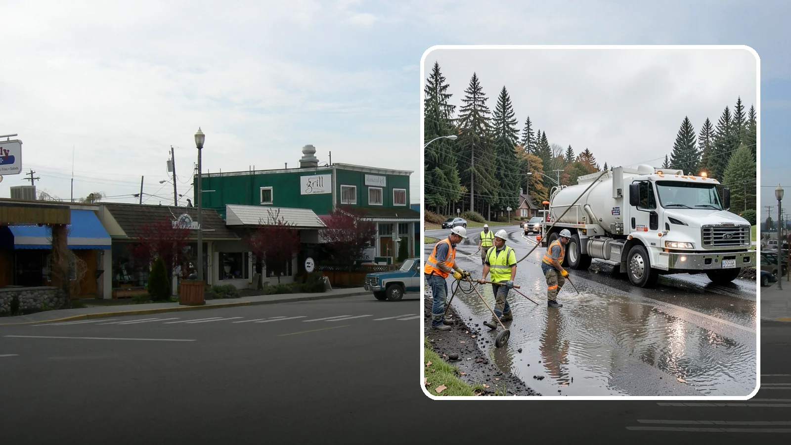 Emergency Pumping in Stanwood, Snohomish County, WA - Rapid water removal from flooded roads, facilities, and public sites to restore access and prevent damage.