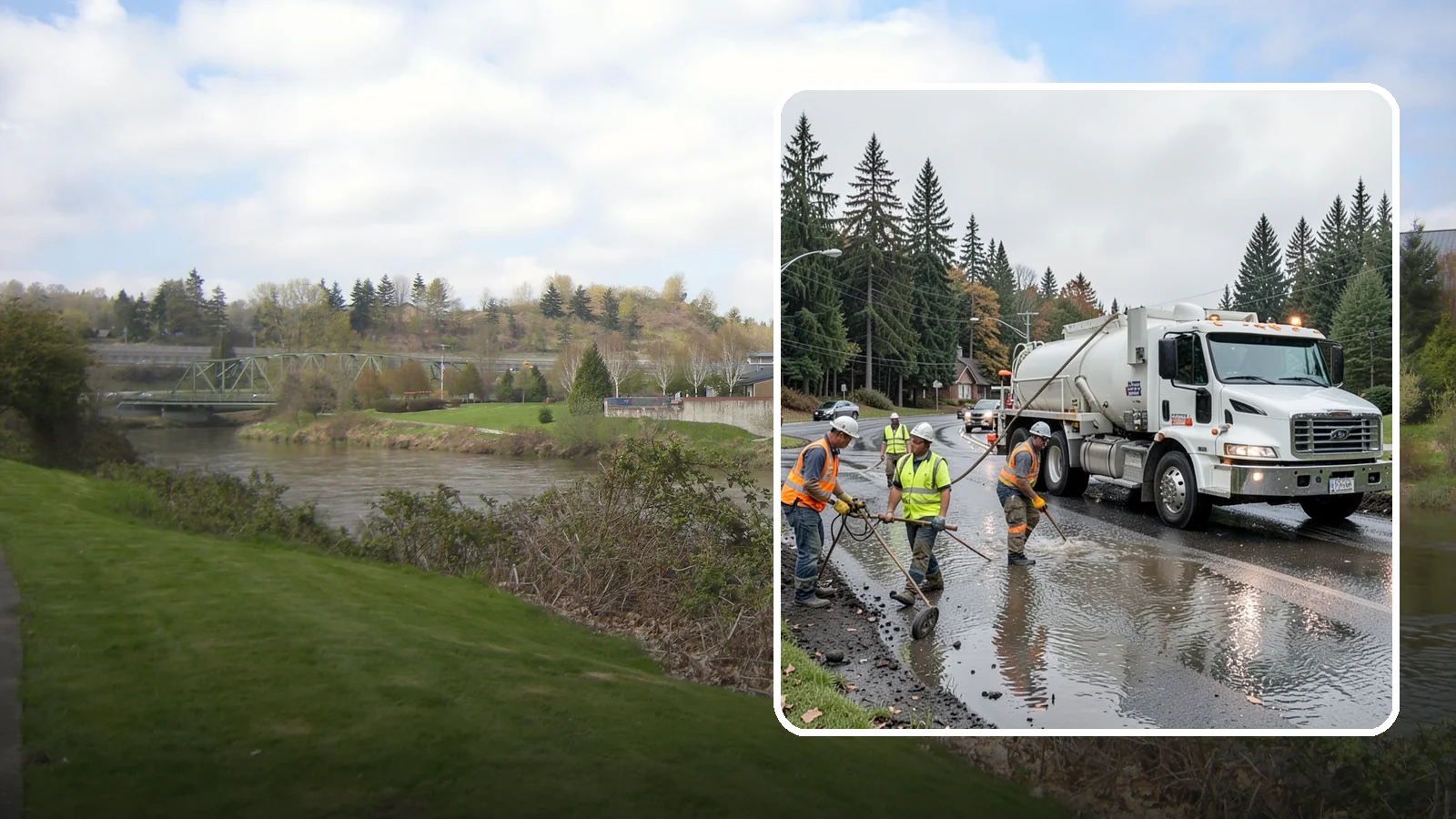 Emergency Pumping in Tukwila, King County, WA - Rapid water removal from flooded roads, facilities, and public sites to restore access and prevent damage.