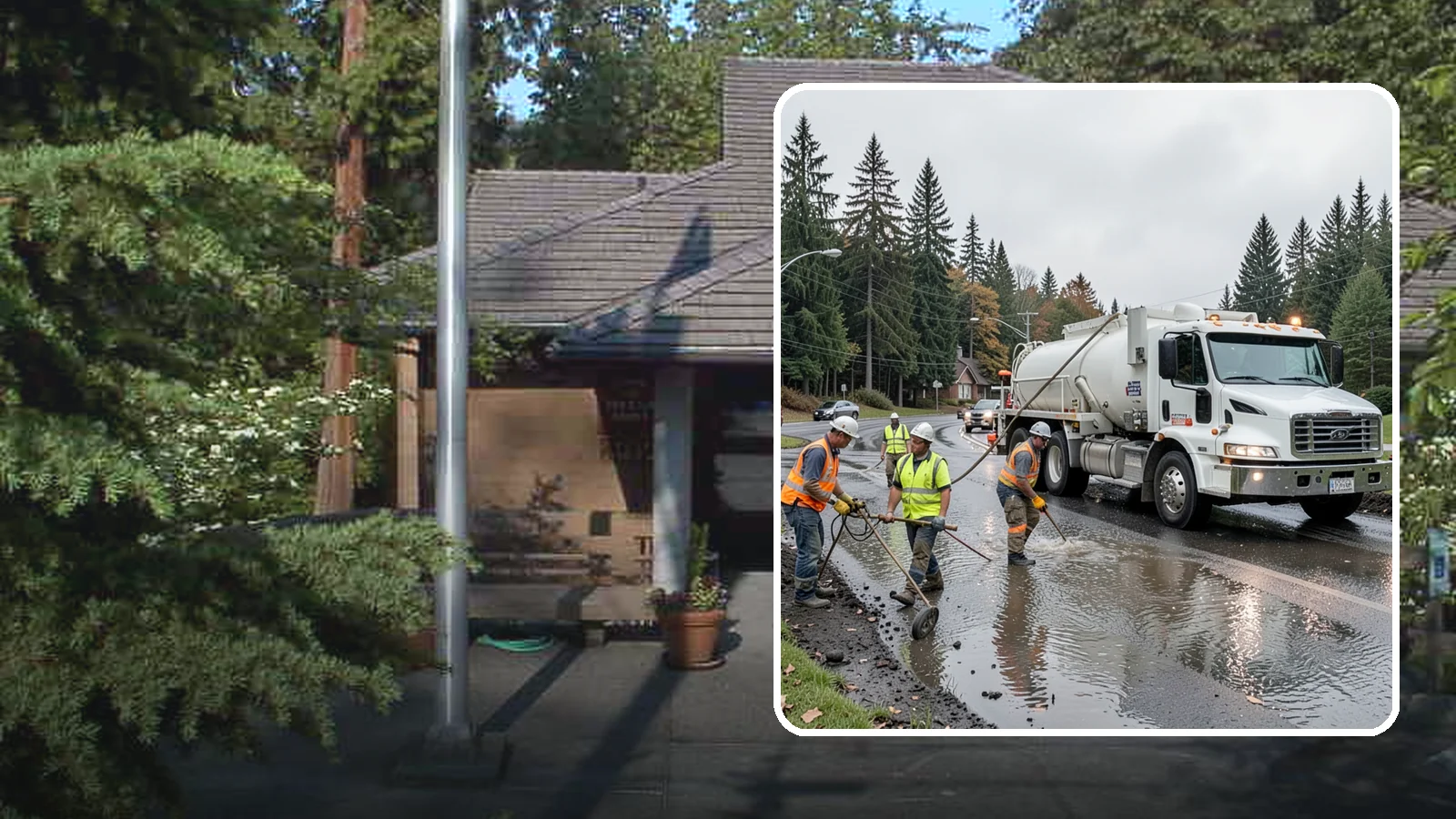 Emergency Pumping in Yarrow Point, King County, WA - Rapid water removal from flooded roads, facilities, and public sites to restore access and prevent damage.