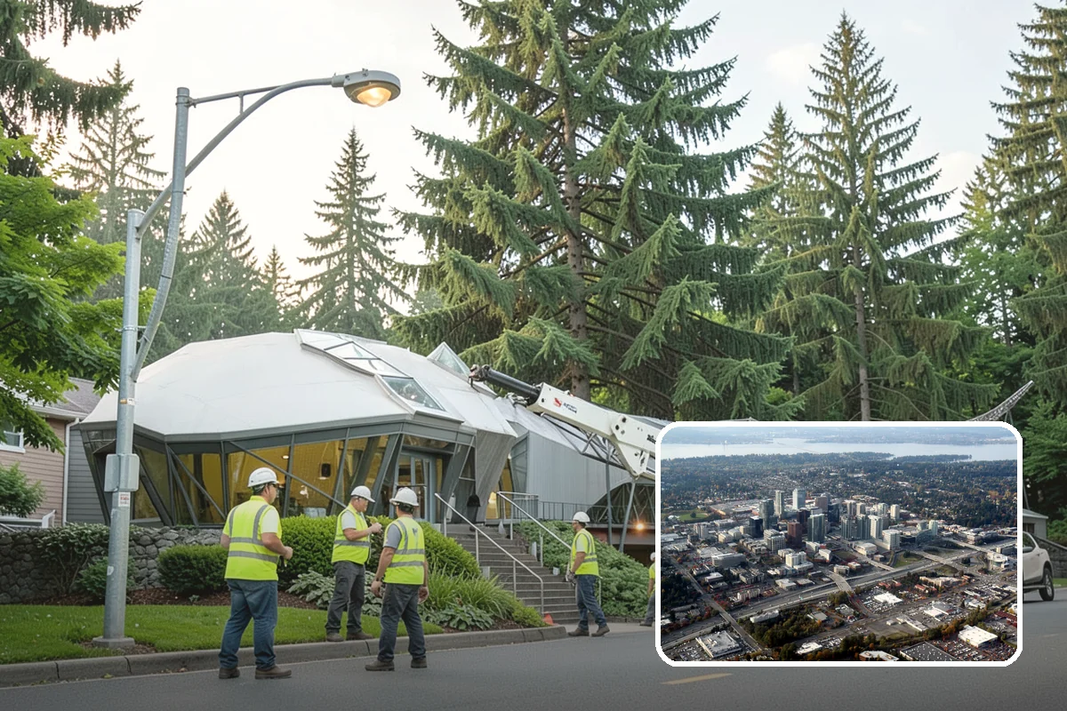 Emergency Site Stabilization in Bellevue, King County, WA - Halts progressive failure with rapid interim measures