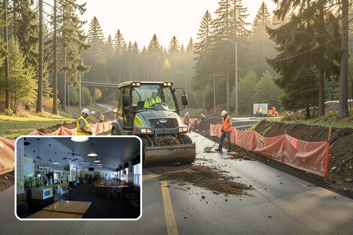 Emergency Site Stabilization in Black Diamond, King County, WA - Halts progressive failure with rapid interim measures