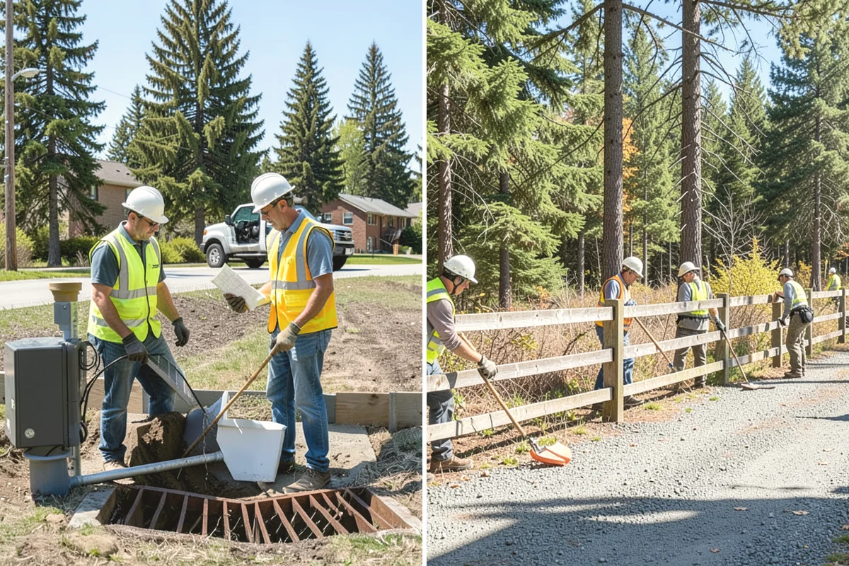 Emergency Site Stabilization in Black Diamond, King County, WA - Coordinate with engineering staff to assess the failure and approach