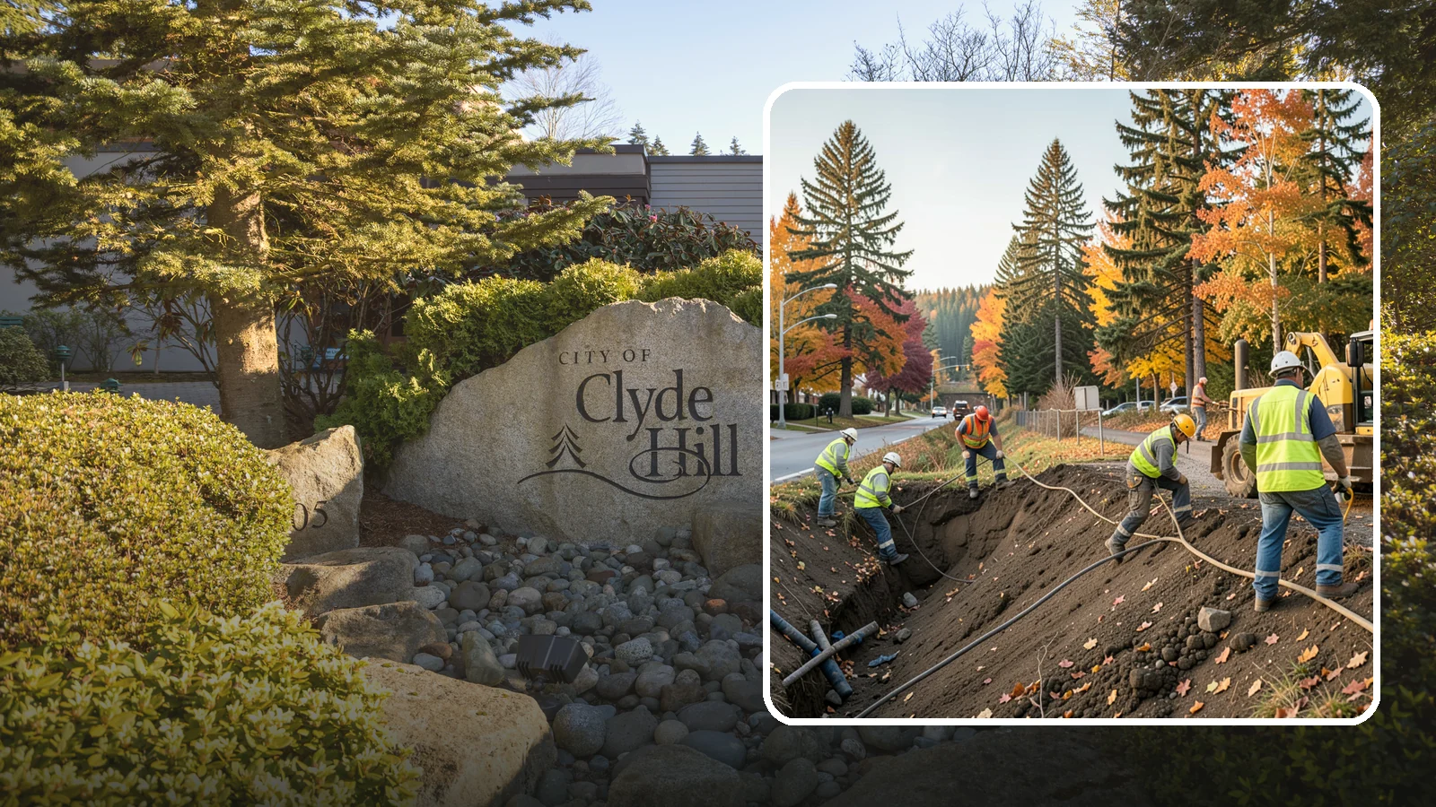 Emergency Site Stabilization in Clyde Hill, King County, WA - Immediate stabilization of failed or hazardous public sites to prevent further damage and protect the public.