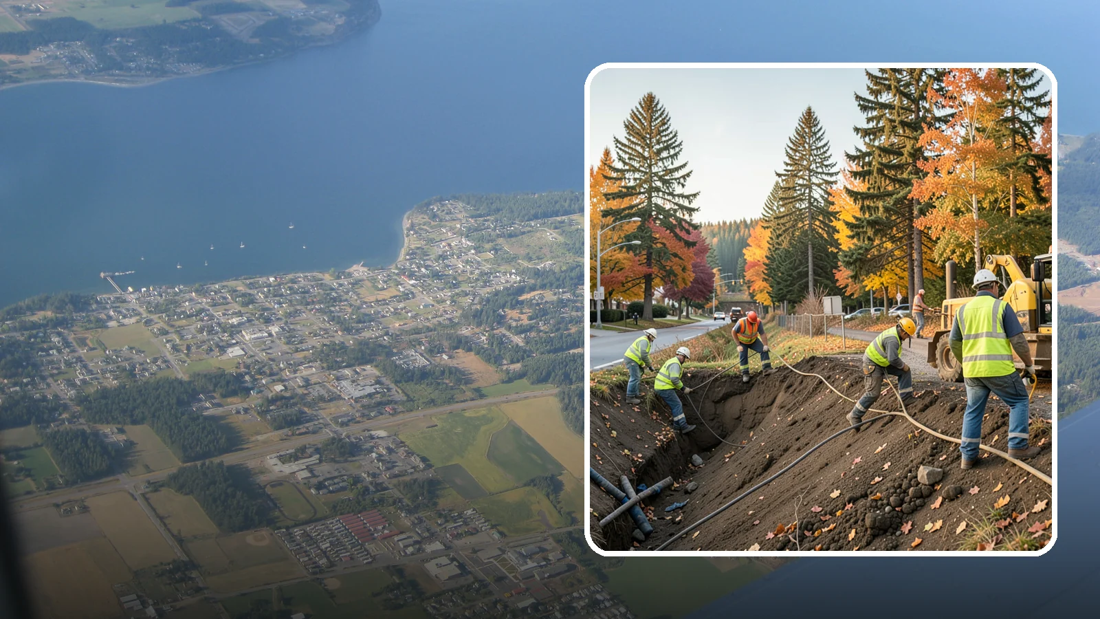Emergency Site Stabilization in Coupeville, Island County, WA - Immediate stabilization of failed or hazardous public sites to prevent further damage and protect the public.