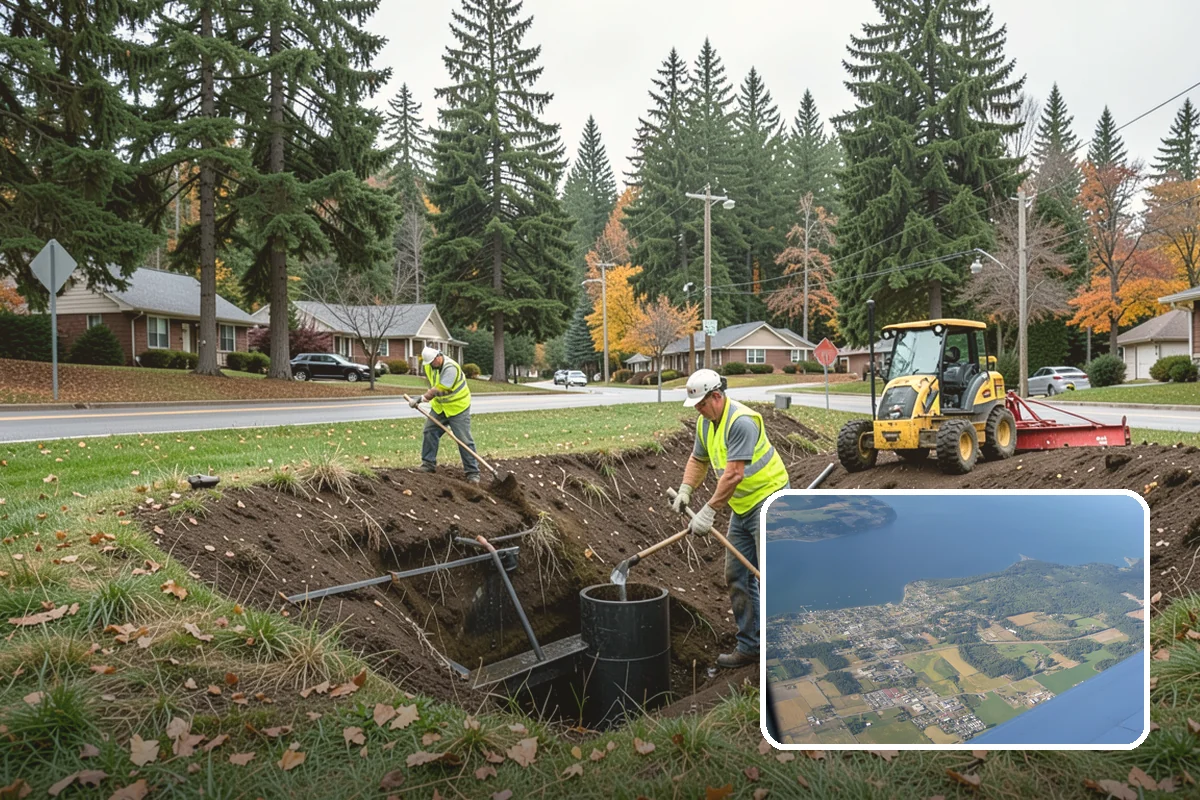 Emergency Site Stabilization in Coupeville, Island County, WA - Halts progressive failure with rapid interim measures
