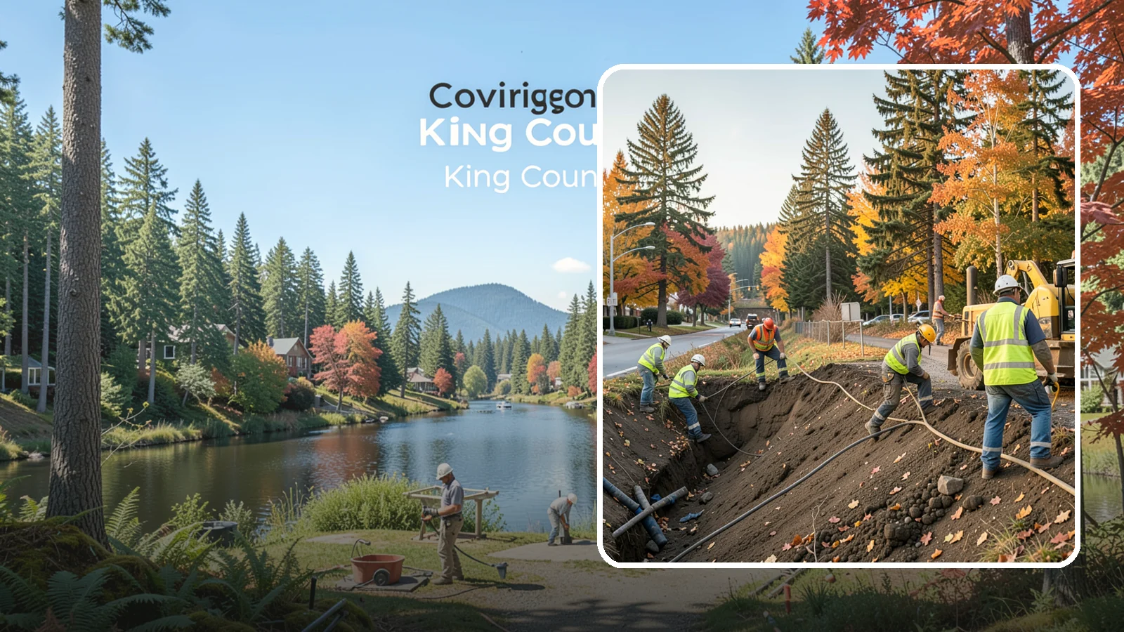 Emergency Site Stabilization in Covington, King County, WA - Immediate stabilization of failed or hazardous public sites to prevent further damage and protect the public.