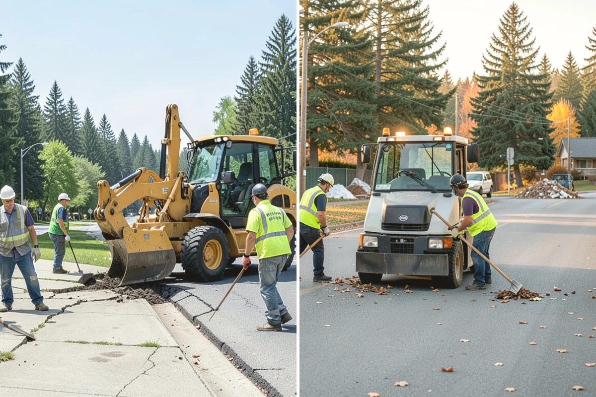Emergency Site Stabilization in Covington, King County, WA - Coordinate with engineering staff to assess the failure and approach