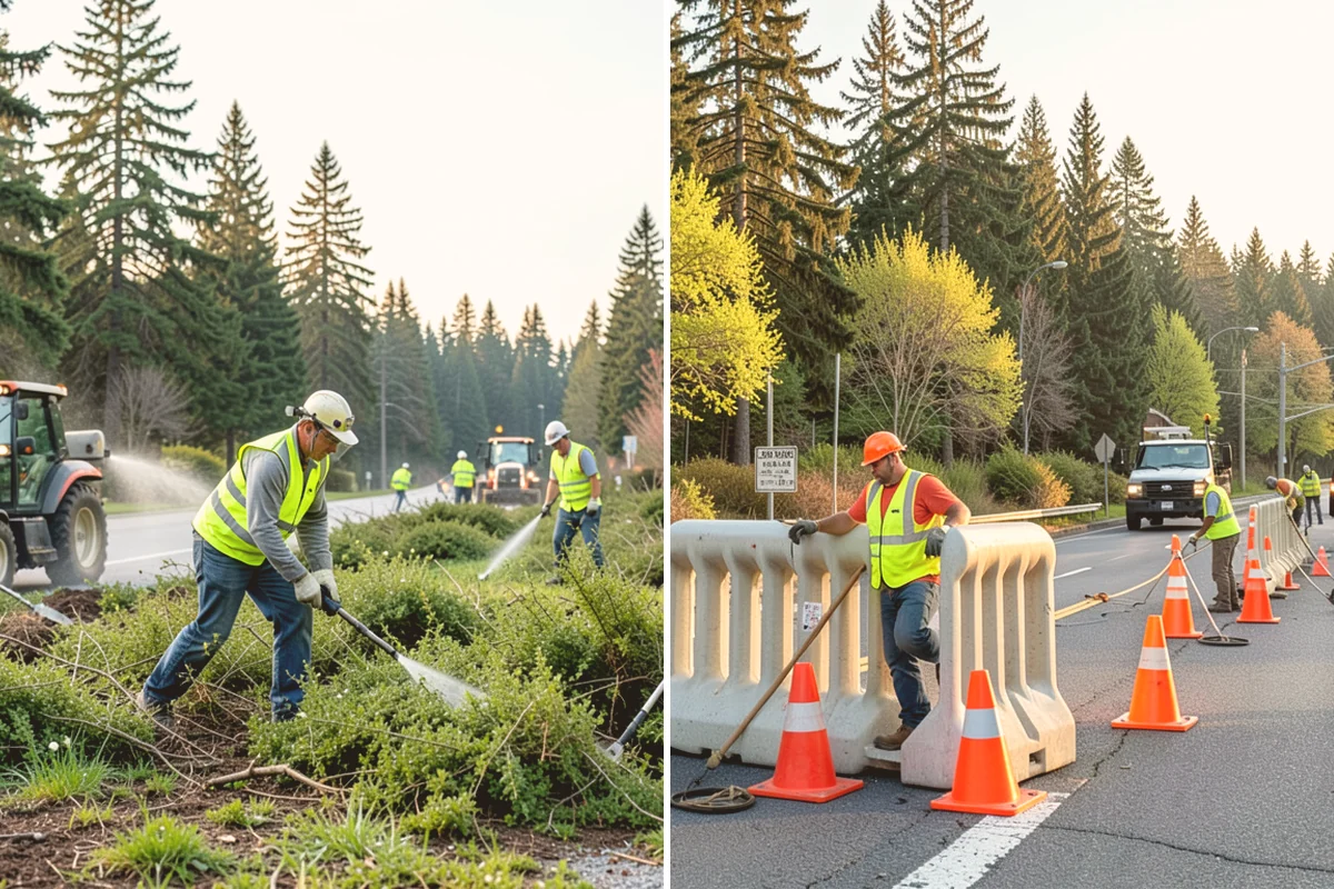 Emergency Site Stabilization in Eatonville, Pierce County, WA - Coordinate with engineering staff to assess the failure and approach