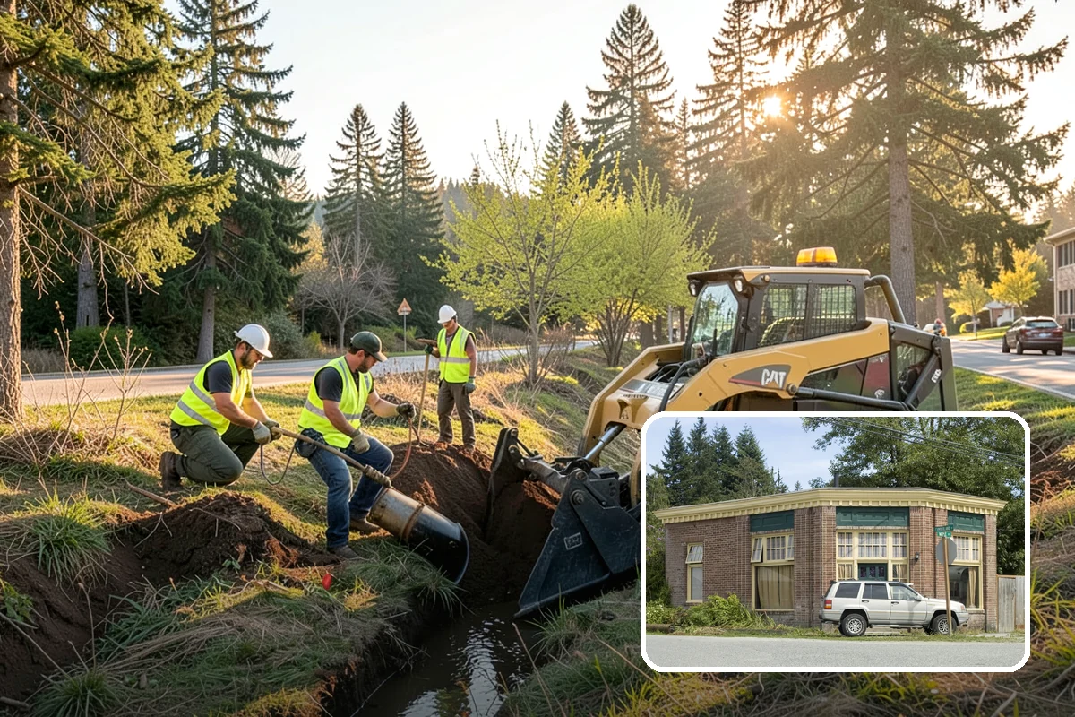 Emergency Site Stabilization in Hamilton, Skagit County, WA - Halts progressive failure with rapid interim measures