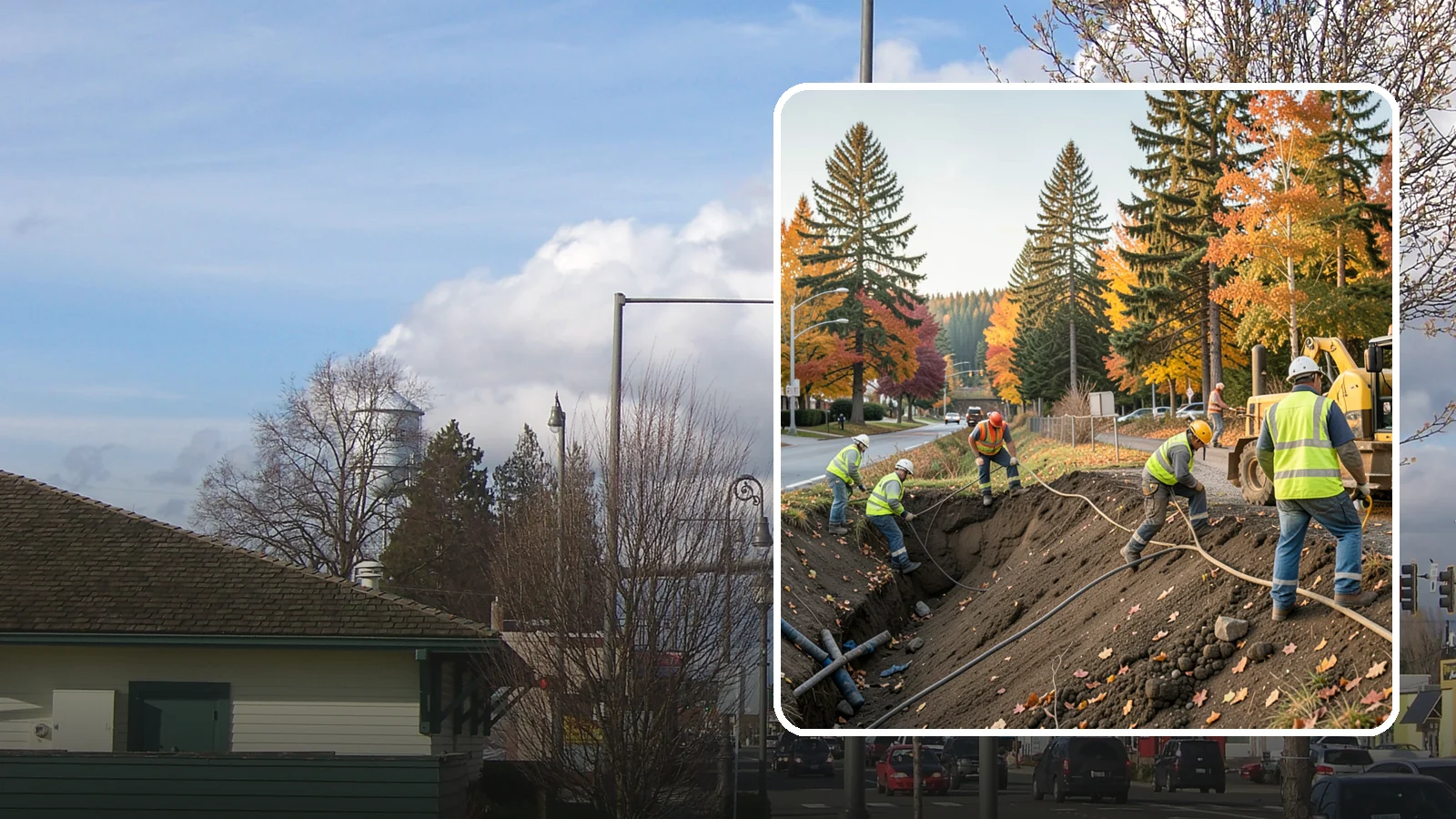Emergency Site Stabilization in Marysville, Snohomish County, WA - Immediate stabilization of failed or hazardous public sites to prevent further damage and protect the public.