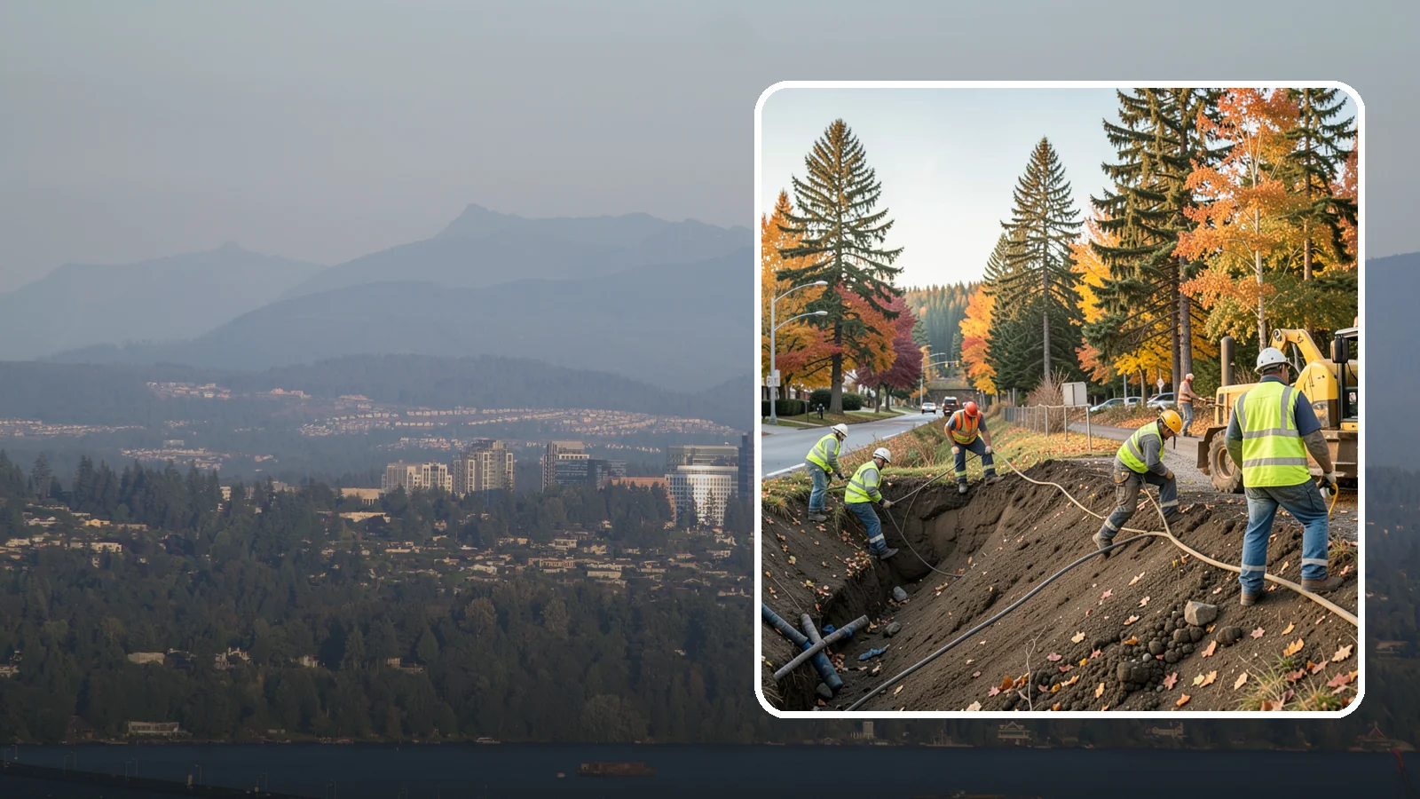 Emergency Site Stabilization in Medina, King County, WA - Immediate stabilization of failed or hazardous public sites to prevent further damage and protect the public.