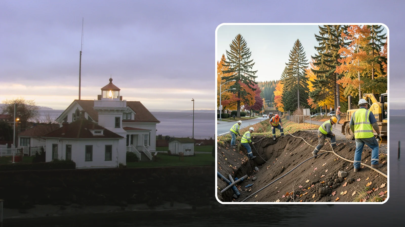 Emergency Site Stabilization in Mukilteo, Snohomish County, WA - Immediate stabilization of failed or hazardous public sites to prevent further damage and protect the public.