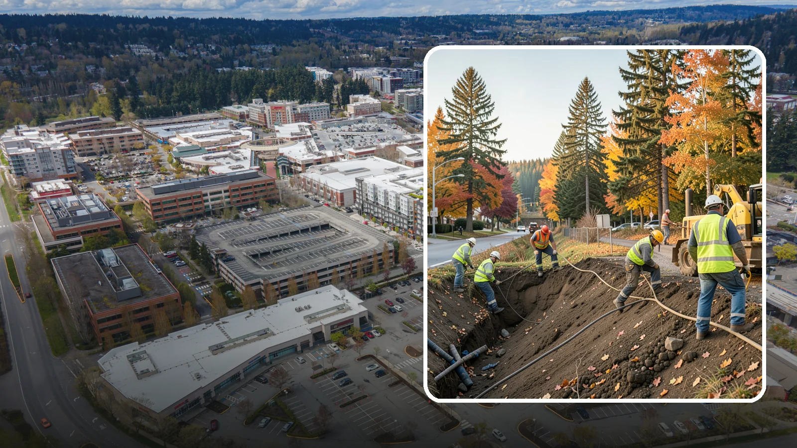 Emergency Site Stabilization in Redmond, King County, WA - Immediate stabilization of failed or hazardous public sites to prevent further damage and protect the public.