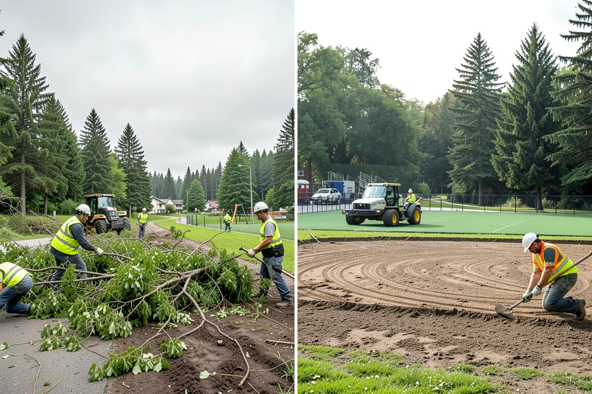 Emergency Site Stabilization in SeaTac, King County, WA - Coordinate with engineering staff to assess the failure and approach