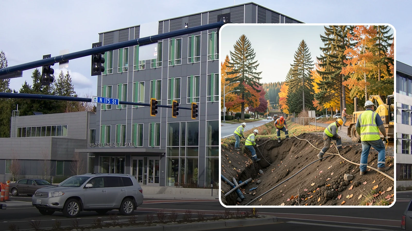 Emergency Site Stabilization in Shoreline, King County, WA - Immediate stabilization of failed or hazardous public sites to prevent further damage and protect the public.