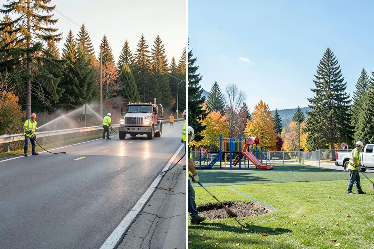 Emergency Site Stabilization in Shoreline, King County, WA - Coordinate with engineering staff to assess the failure and approach