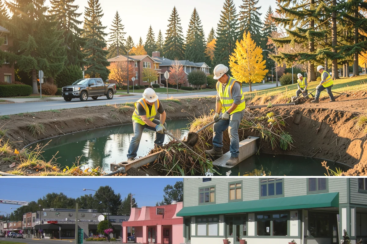 Emergency Site Stabilization in Snoqualmie, King County, WA - Site failures cluster from December through March when saturated ground and prolonged rain undermine slopes and structures.
