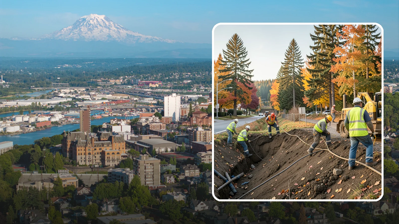 Emergency Site Stabilization in Tacoma, Pierce County, WA - Immediate stabilization of failed or hazardous public sites to prevent further damage and protect the public.