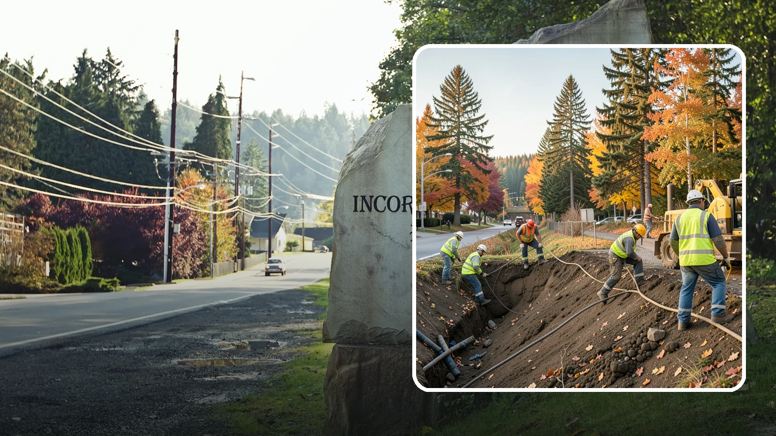 Emergency Site Stabilization in Wilkeson, Pierce County, WA - Immediate stabilization of failed or hazardous public sites to prevent further damage and protect the public.
