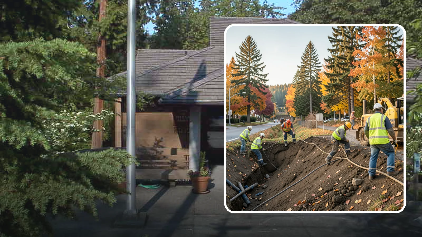 Emergency Site Stabilization in Yarrow Point, King County, WA - Immediate stabilization of failed or hazardous public sites to prevent further damage and protect the public.
