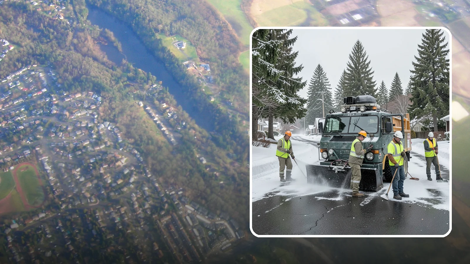 Emergency Snow Response in Algona, King County, WA - On-call emergency snow response to mobilize crews and equipment when unexpected or severe winter weather strikes.