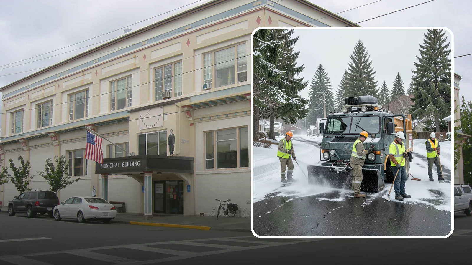 Emergency Snow Response in Anacortes, Skagit County, WA - On-call emergency snow response to mobilize crews and equipment when unexpected or severe winter weather strikes.