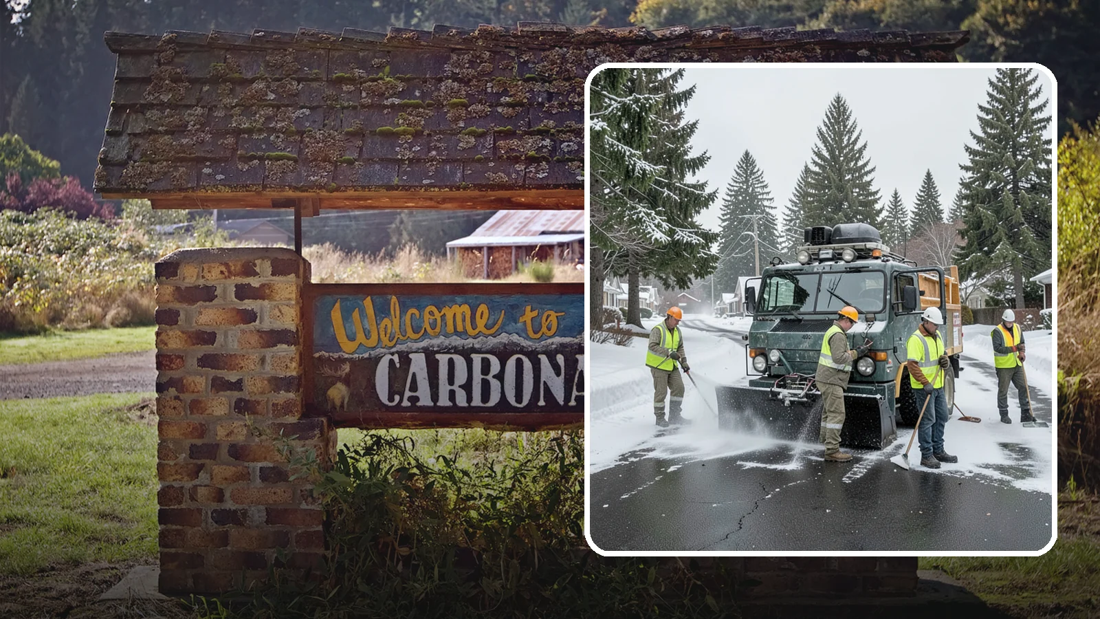 Emergency Snow Response in Carbonado, Pierce County, WA - On-call emergency snow response to mobilize crews and equipment when unexpected or severe winter weather strikes.