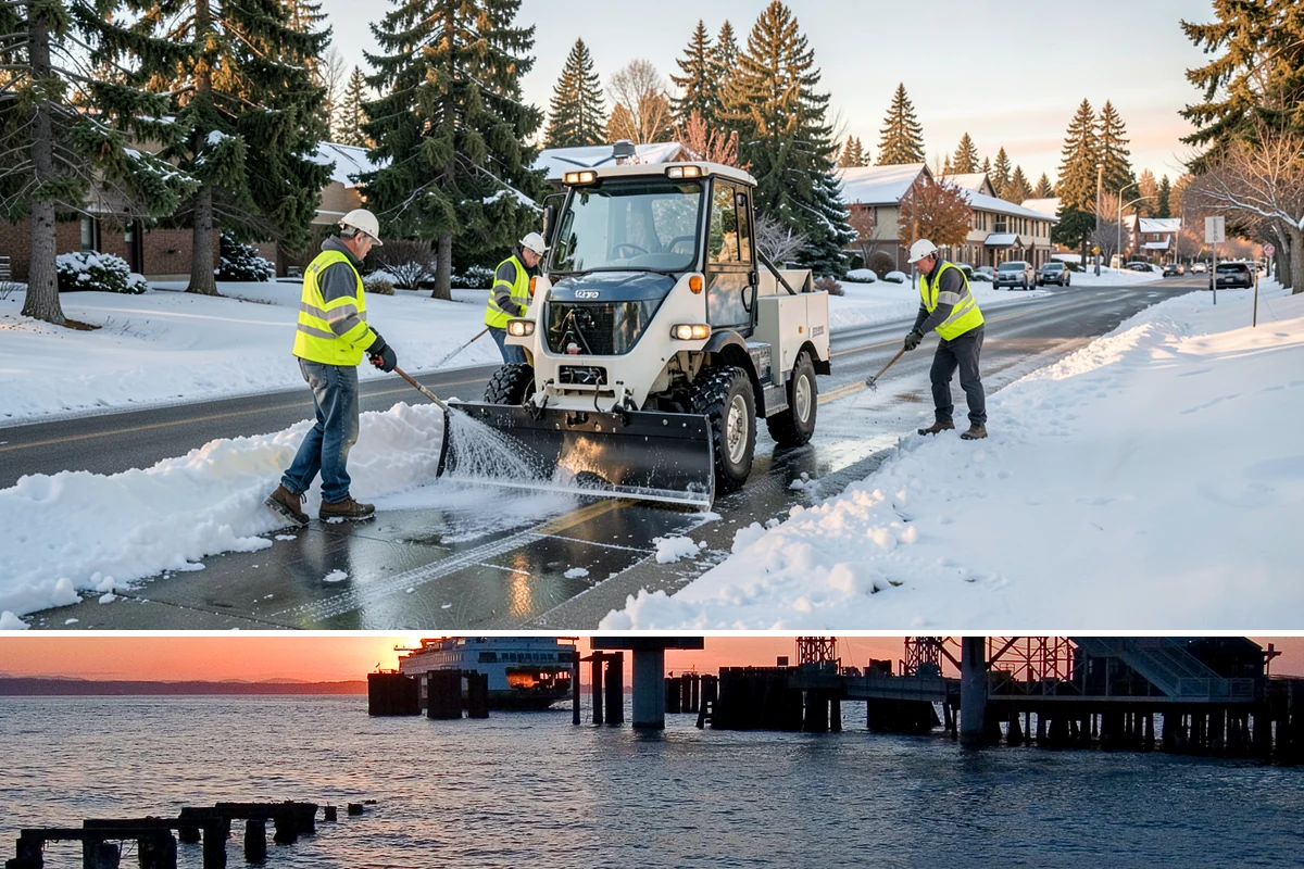 Emergency Snow Response in Edmonds, Snohomish County, WA - Emergency response capacity is maintained throughout the winter season, ready for severe or unexpected events from November...