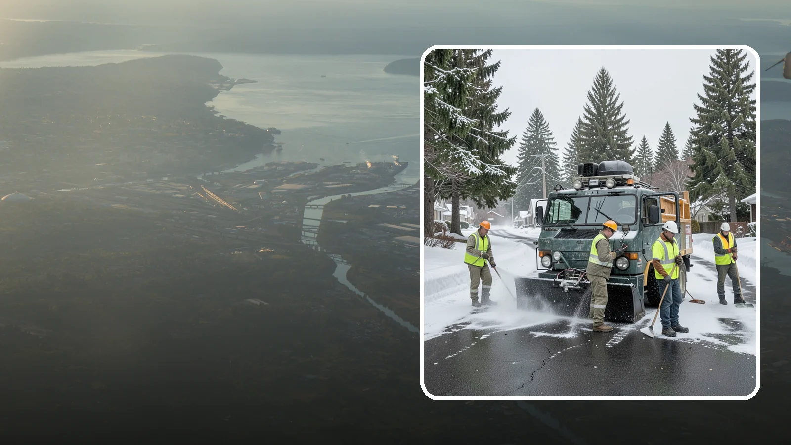 Emergency Snow Response in Fife, Pierce County, WA - On-call emergency snow response to mobilize crews and equipment when unexpected or severe winter weather strikes.