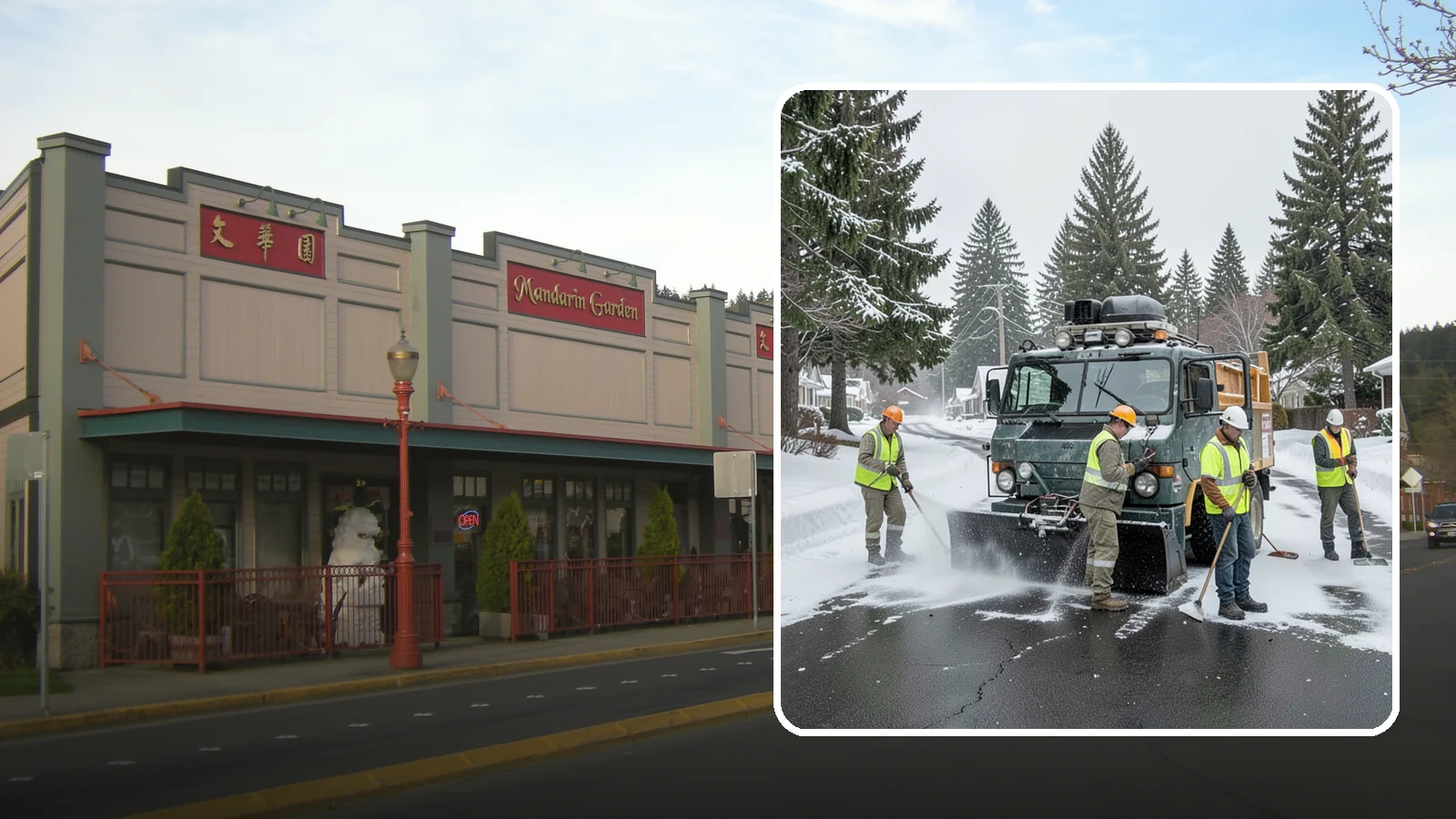 Emergency Snow Response in Issaquah, King County, WA - On-call emergency snow response to mobilize crews and equipment when unexpected or severe winter weather strikes.