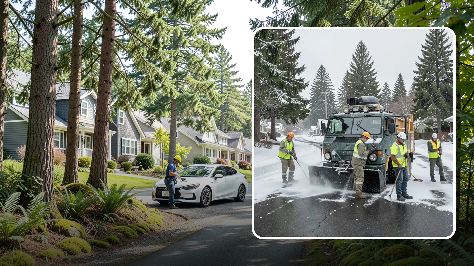 Emergency Snow Response in Normandy Park, King County, WA - On-call emergency snow response to mobilize crews and equipment when unexpected or severe winter weather strikes.