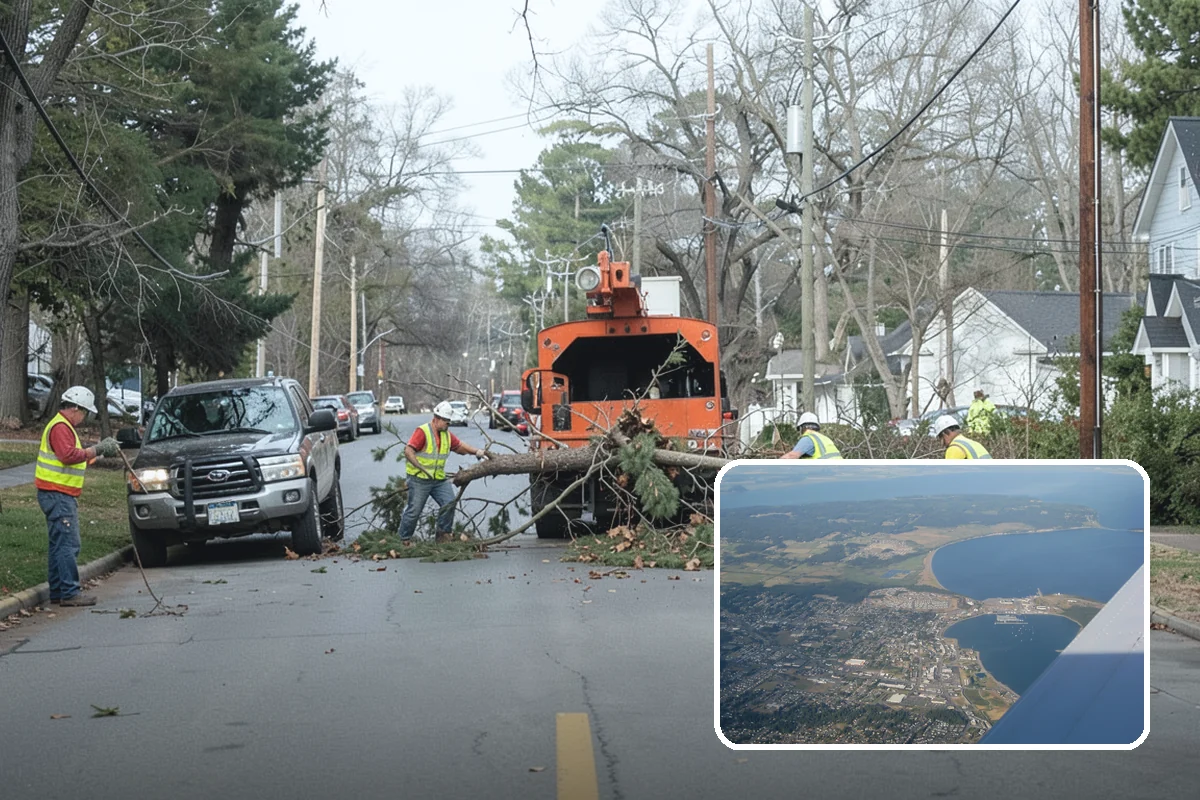 Emergency Snow Response in Oak Harbor, Island County, WA - On-call mobilization for storms that exceed normal plans