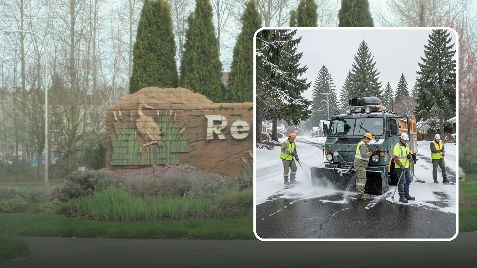 Emergency Snow Response in Renton, King County, WA - On-call emergency snow response to mobilize crews and equipment when unexpected or severe winter weather strikes.
