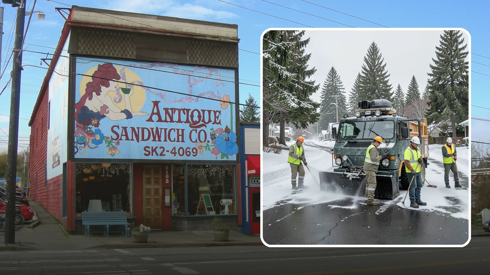 Emergency Snow Response in Ruston, Pierce County, WA - On-call emergency snow response to mobilize crews and equipment when unexpected or severe winter weather strikes.