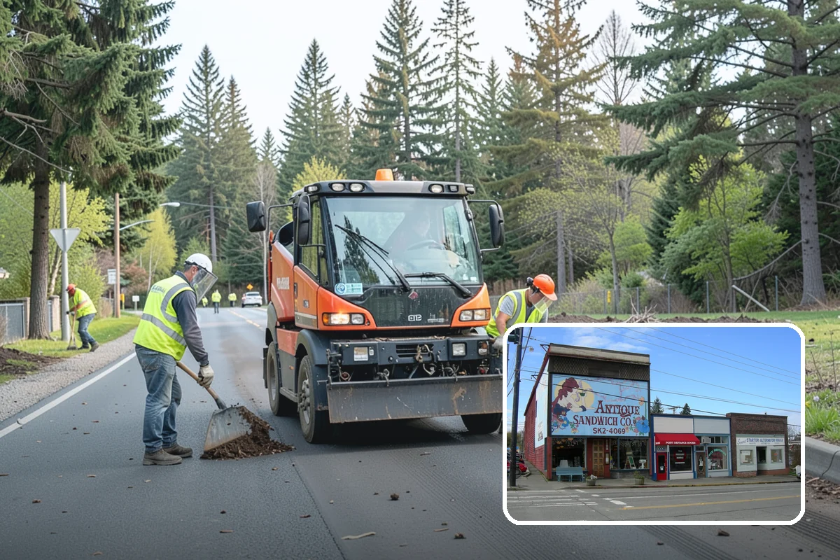 Emergency Snow Response in Ruston, Pierce County, WA - On-call mobilization for storms that exceed normal plans