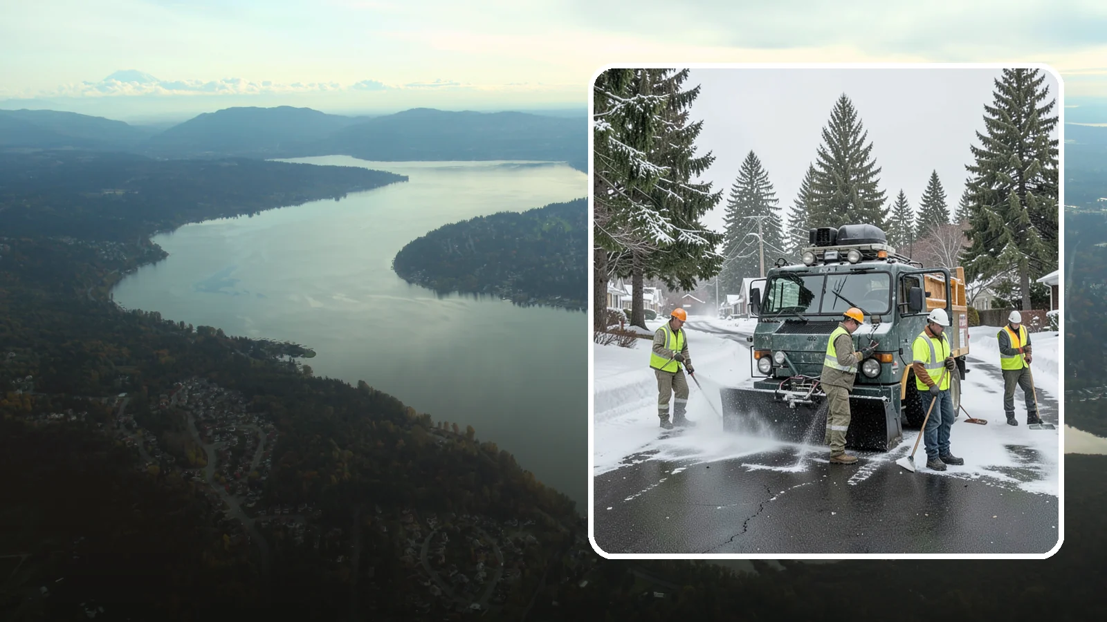 Emergency Snow Response in Sammamish, King County, WA - On-call emergency snow response to mobilize crews and equipment when unexpected or severe winter weather strikes.